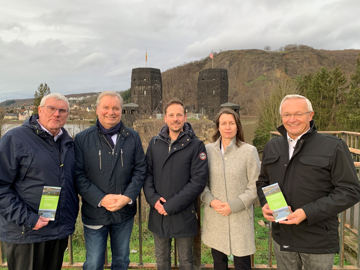 Drei Landkreise untersttzen das Brckenprojekt Erpel - Remagen