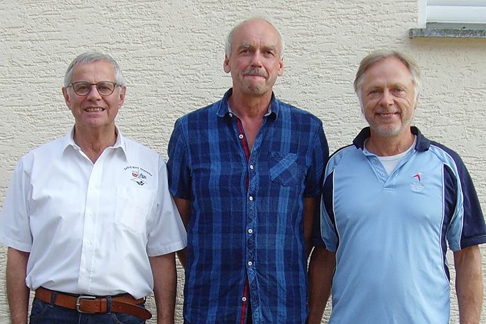 Das erfolgreiche Team von links: Hanspeter Wester, Peter Jelinski und Udo Bonn. Foto: Hans Hartenfels