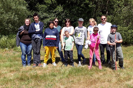 Spannende Waldwoche 2019 der ambulanten Hilfen fr Kinder der Lebenshilfe