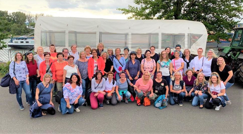 Die Linzer Stadtsoldatenfrauen waren unterwegs zum jhrlichen Manver. Foto: Privat