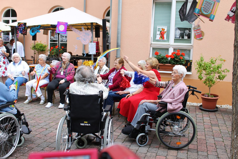 Mit der Seniorenresidenz zurck in die Fnfziger