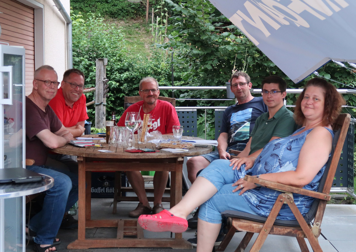 Der Vorstand des Vereins Sterner Brger hat sich getroffen, um das Jubilum zu planen. (Foto: Privat)