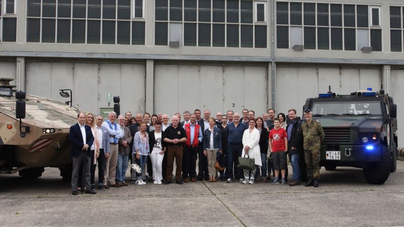 Besuch des Lions Club Westerwald beim Sanittsregiment 2 in Rennerod. Foto: Bundeswehr / Oberleutnant Torsten Buschulte