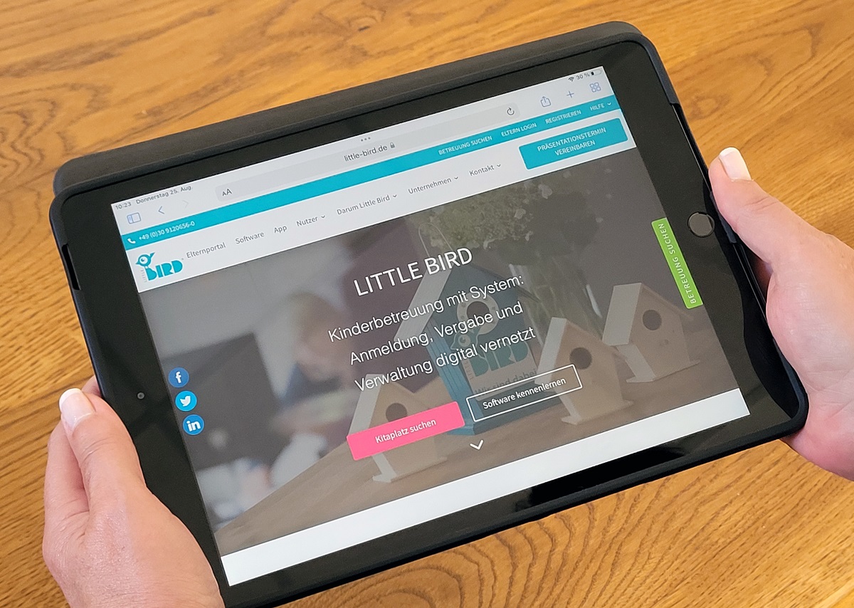 Kita-Anmeldung digital mglich: Online-Portal "LITTLE BIRD" in Bendorf gestartet