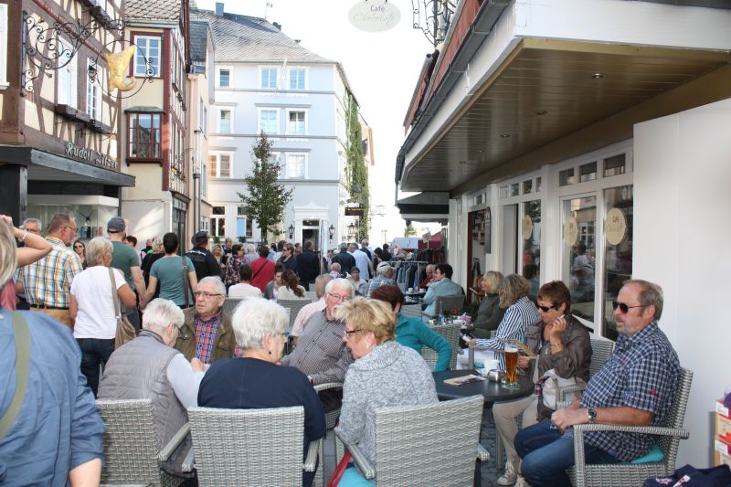 Die Besucher des Lwenfestes genossen das tolle Wetter Foto: jkh