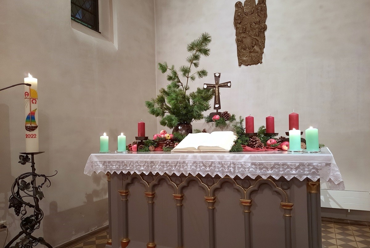 Die geschmckte Christuskirche in Wallmerod. (Foto: Bettina Kaiser)