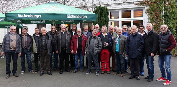 Die Snger des Linzer Mnnergesangvereins in der Westerwald-Brauerei in Hachenburg Foto: Roland Thees