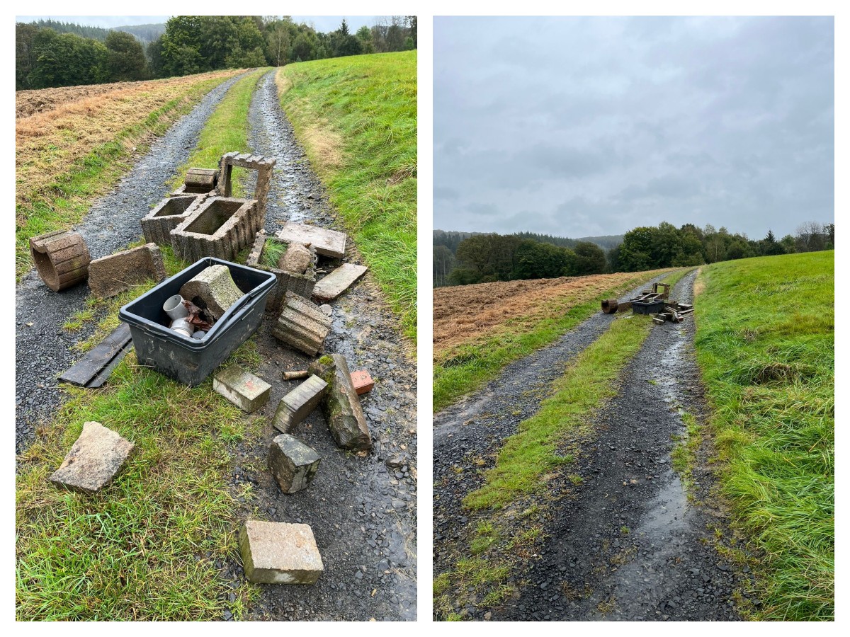 Umweltfrevel in Helmeroth: Illegale Mllablagerung in der Natur