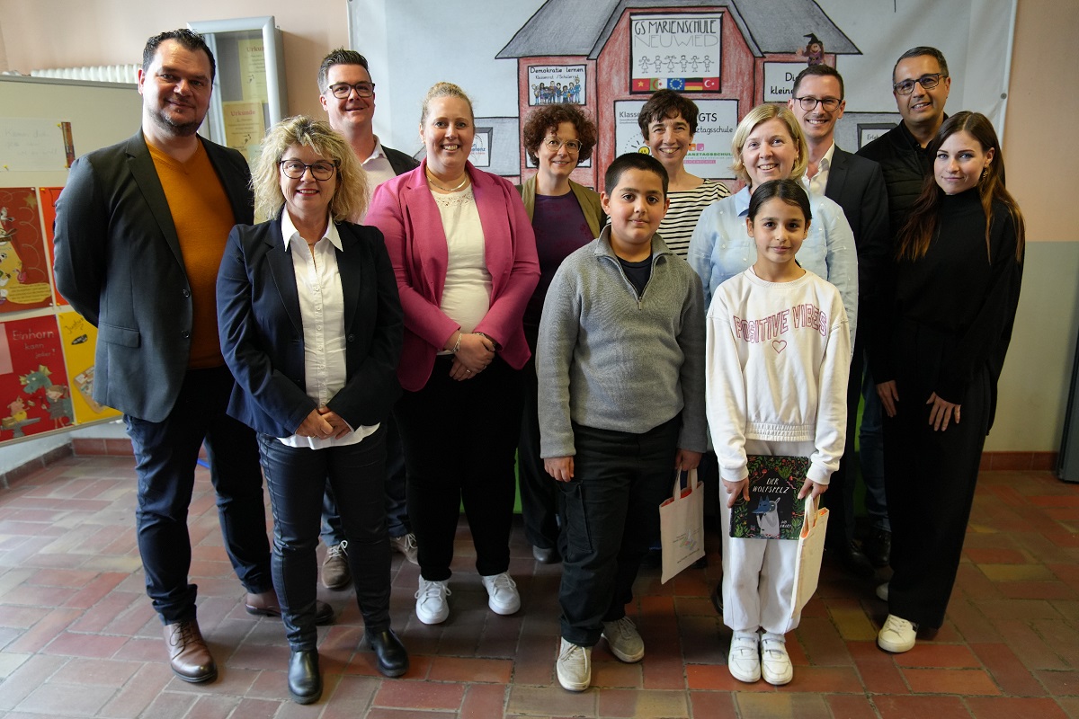 Hoher Besuch aus Berlin und Mainz an der Marienschule Neuwied