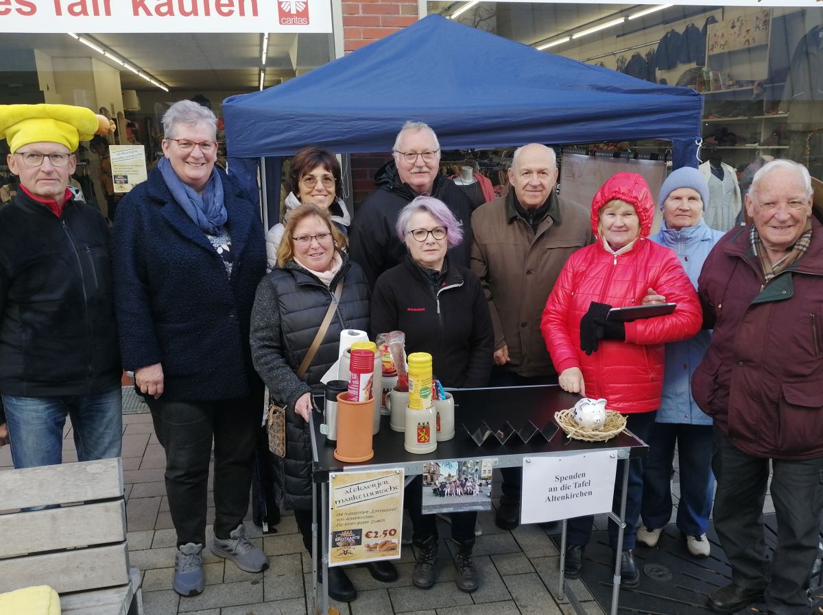 Altenkirchener Marktwurst: Tafel profitiert in erheblichem Mae