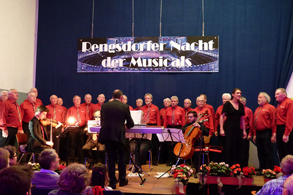 Rengsdorfer Mnnerchor entfhrte in die Welt der Musicals