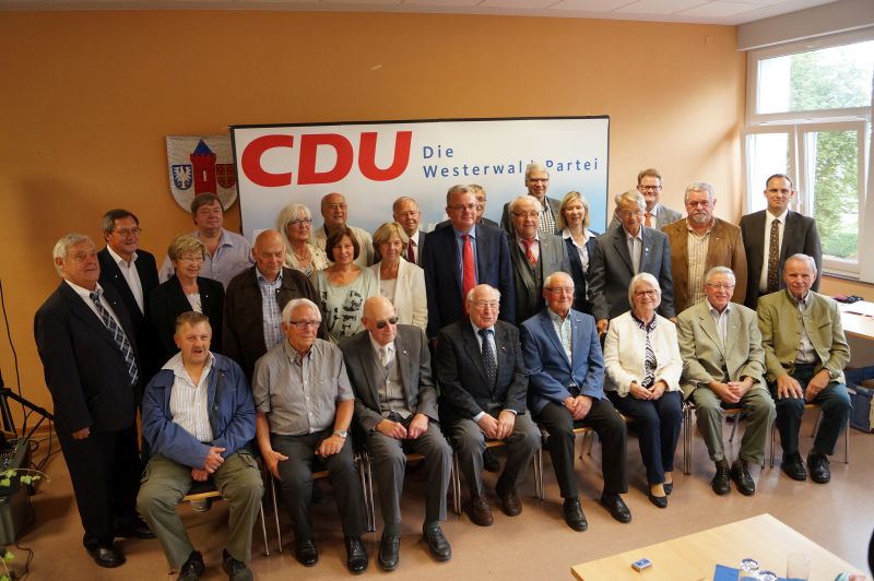 Geehrte Parteimitglieder. Foto: CDU