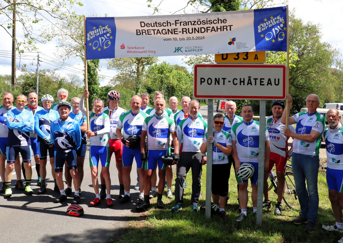 Deutsch-Franzsische Radsportgre der Equipe EuroDeK. (Foto: Uli Schmidt)

