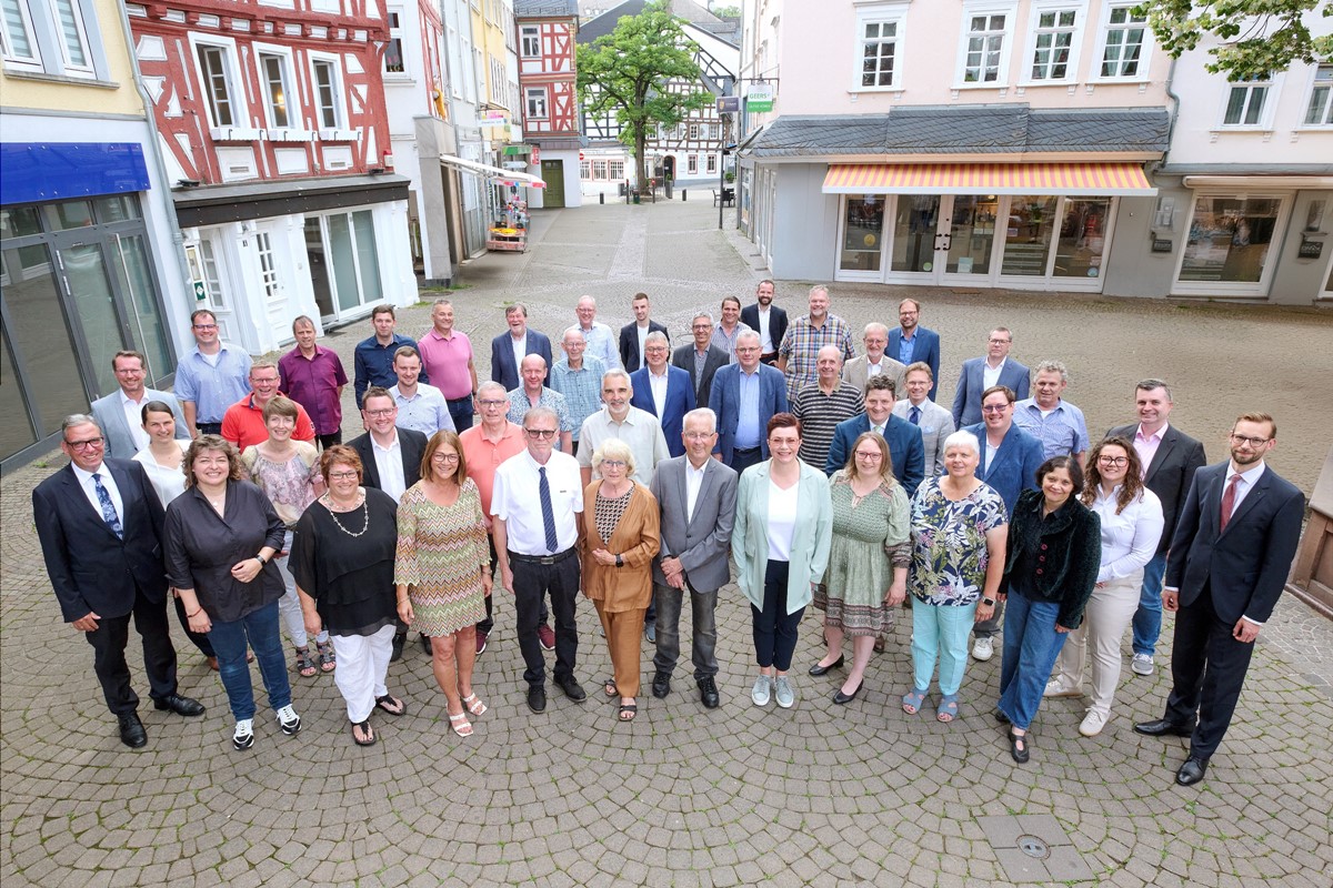 Der neue VG-Rat Montabaur hat sich konstituiert. (Foto: VG Montabaur / Stefan Gros)