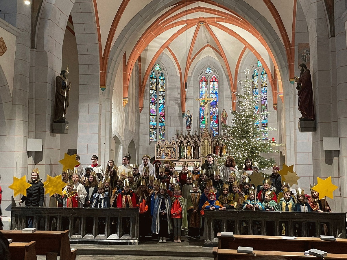 Sternsinger stieen in Montabaur auf offene Tren