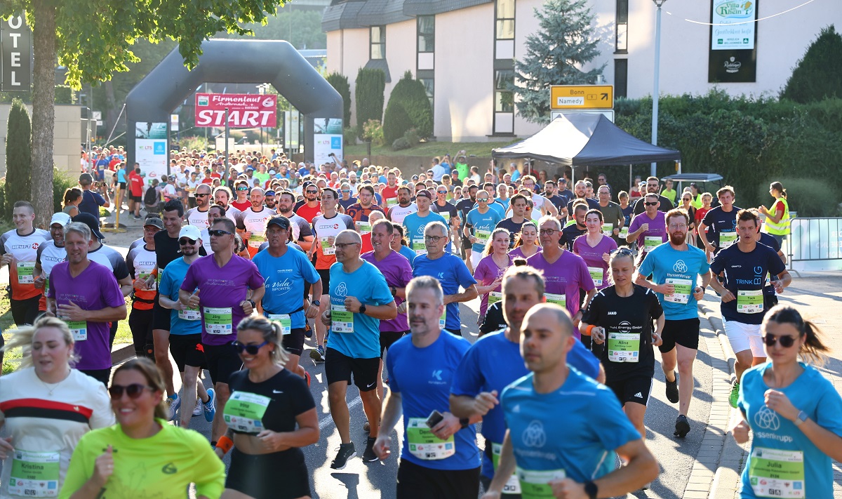 1279 Anmeldungen lagen fr den monte-mare-Firmenlauf vor, 1010 Finisher gab es. (Foto: monte mare)