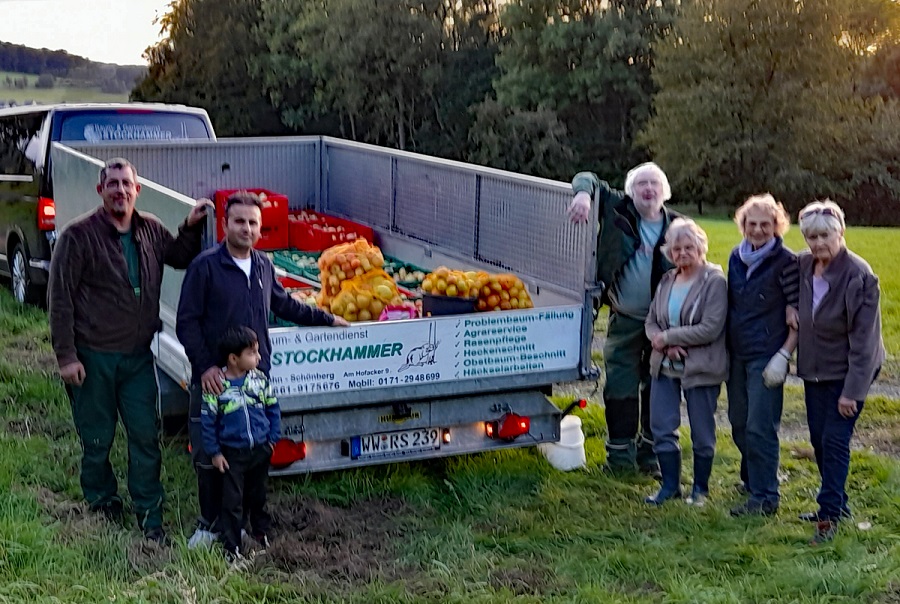 Westerwaldverein Bad Marienberg: Mit 600 Kilogramm pfeln zur Apfelpresse