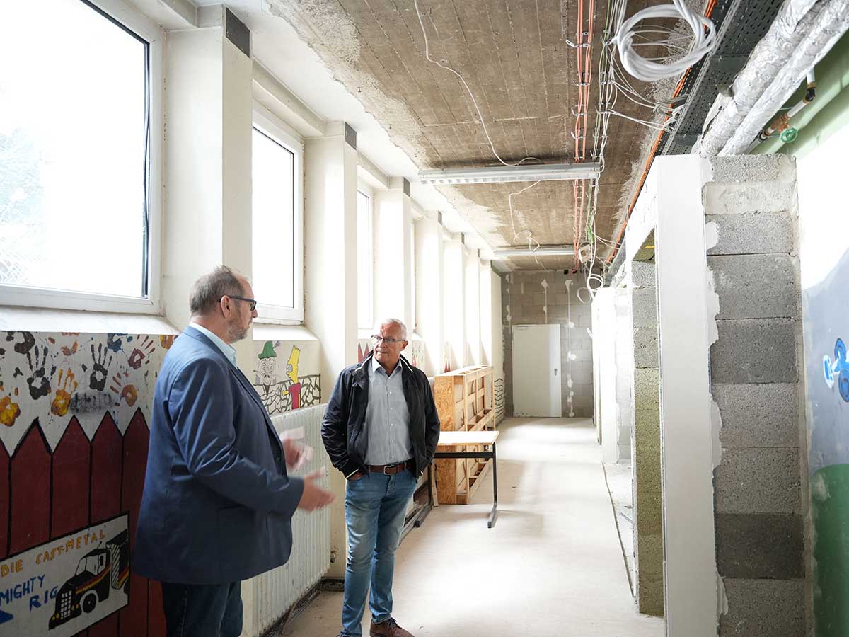 Auch an der Integrierten Gesamtschule (IGS) Johanna Loewenherz in Neuwied tut sich einiges. Das gilt etwa im Hinblick auf die brandschutztechnische Sanierung. (Foto: Martin Boden / Kreisverwaltung Neuwied)