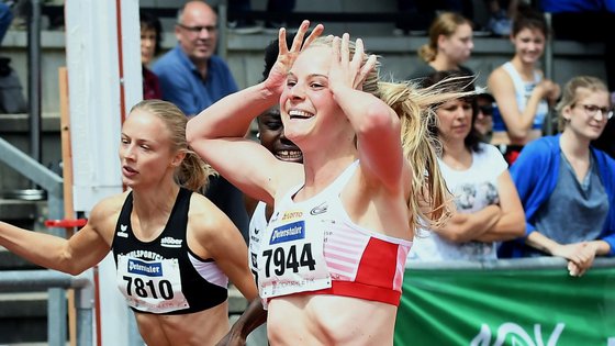 Viktoria Mller lief in Saarbrcken DM-Norm und ist aktuell die schnellste deutsche 60-Meter-Hrden-Sprinterin.  (Foto: Iris Hensel)