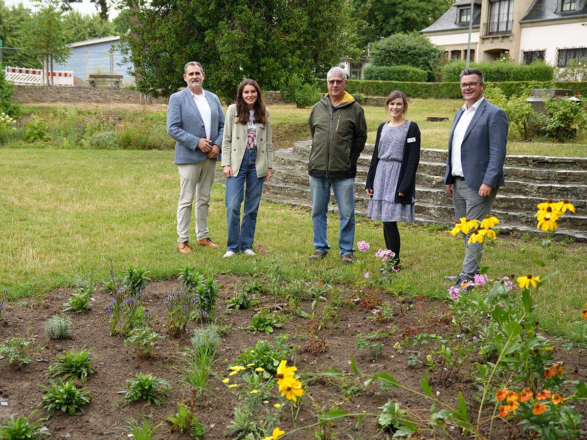 Premiere: Erster deutscher Therapiegarten der Gartentherapie im stdtischen Grn