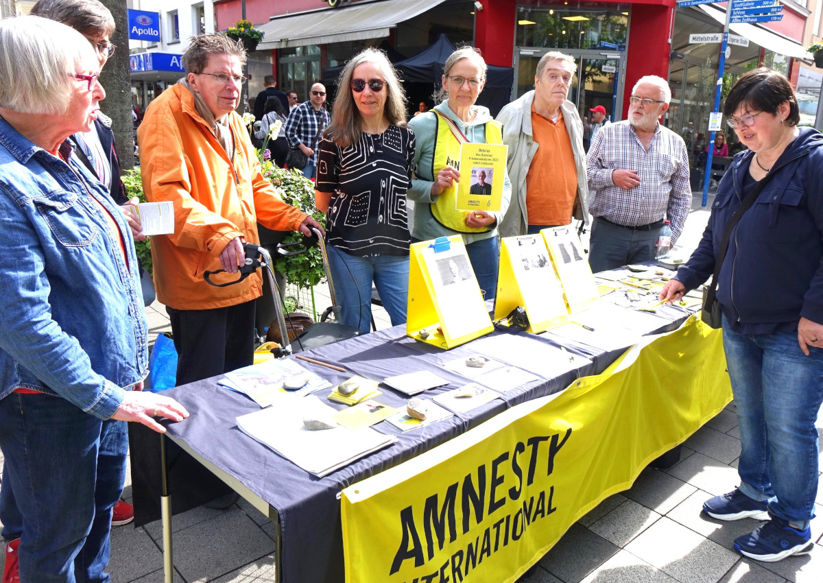 Amnesty International Neuwied kritisiert Asylpolitik der EU und Menschenrechtslage in Belarus