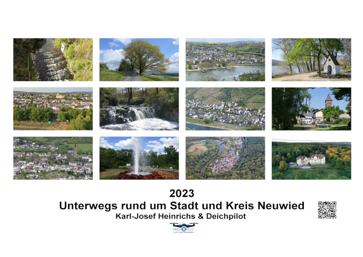 Foto-Kalender 2023 zeigt Wanderziele: Unterwegs rund um Stadt und Kreis Neuwied