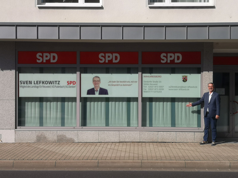 Wahlkreisbro von Sven Lefkowitz ist fertig