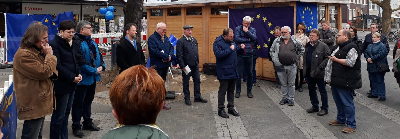 Pulse of Europe demonstrierte in Neuwied erneut fr ein vereintes Europa. Foto: Privat