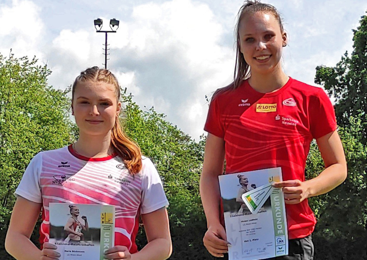 Vivien Liefeld und Marie Bckmann gehrten zu den erfolgreichen Sportlern des VfL Waldbreitbach. (Foto: Verein)