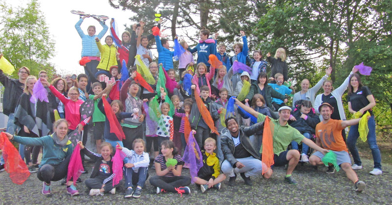 Manege frei! 40 Kinder bei der integrativen Zirkusfreizeit 