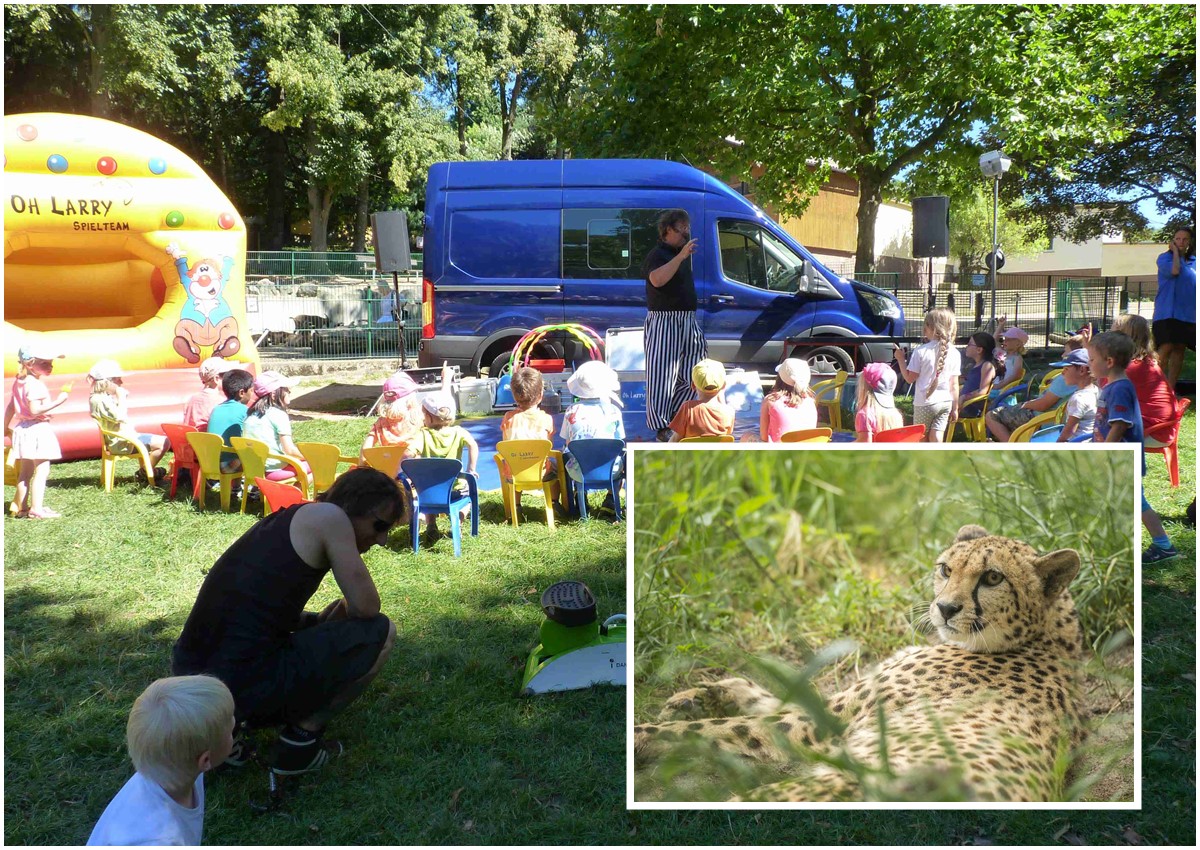 Unter dem Motto "Jger und Gejagte": Kinderfest im Zoo Neuwied