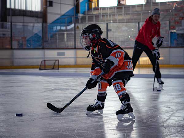 Beim Kids-Day der Rockets. (Foto: Manuel Enderich)