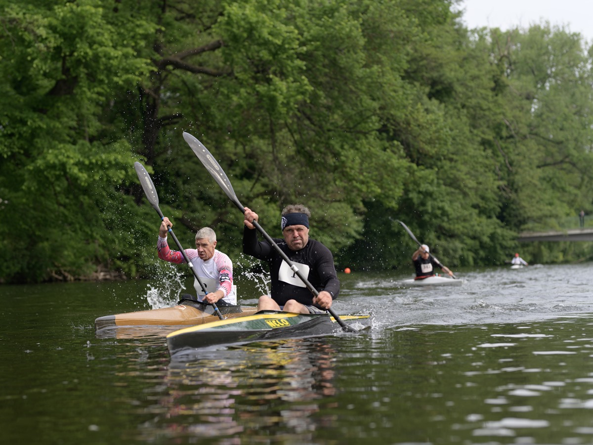 Knut Hitzschke konnte sich am Ende des langen Rennens den dritten Platz sichern (Foto: Neuwieder Wassersportverein)