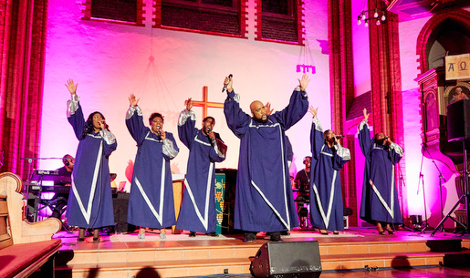 Die New York Gospel Stars kommen nach Altenkirchen. (Foto:  Makis Foteinopoulos)