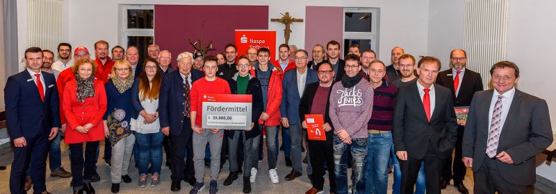 Frdermittelbergabe der Naspa Stiftung im Westerwaldkreis. Foto: Naspa