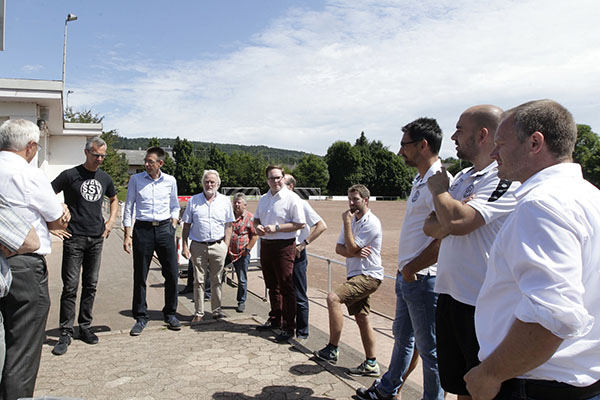 Die CDU Neuwied schtzt die Arbeit des SSV Heimbach-Weis und steht mit den Vereinsvertretern in regelmigem Austausch. Foto: CDU