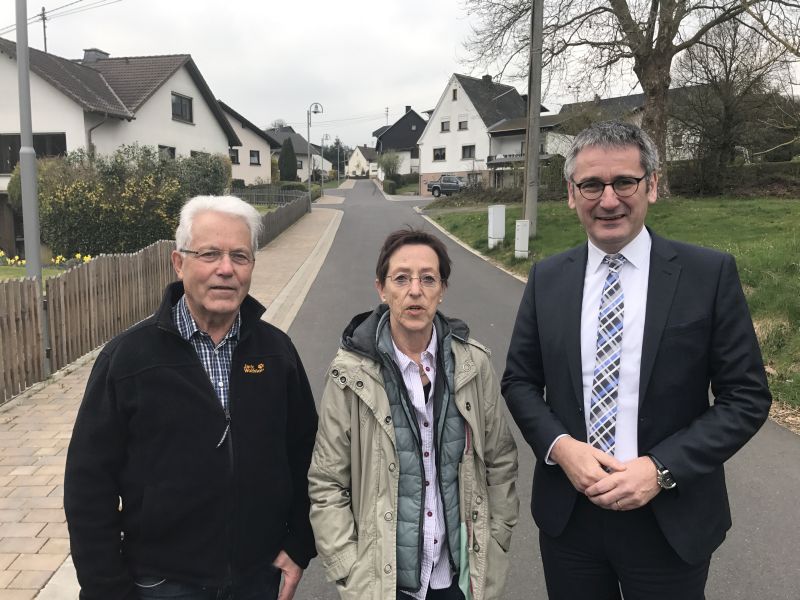 Hendrik Hering (rechts) in Nister. Foto: privat