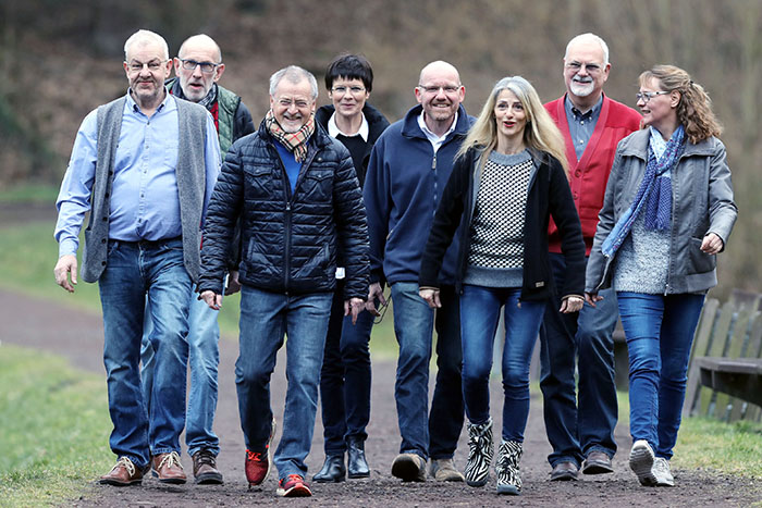 Ein hochmotiviertes Team, das etwas bewegen will, kandidiert fr die Wahl zum Ortsbeirat.