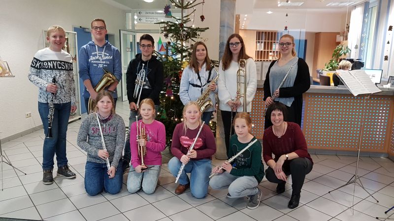 Weihnachtliche Klnge im Krankenhaus Selters 