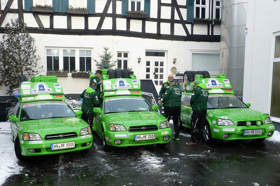 Frischlinge am Start - wollen Hilfe erfahren