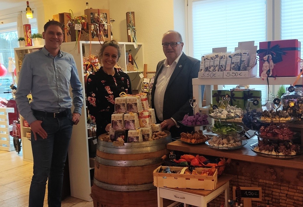 Hoher Besuch bei "La Piccola - vino e pi" in Altenkirchen