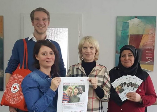 Das Projekt Pflege! Deine Zukunft startet in die Teilnehmerakquise. (Foto: Kreisverwaltung Altenkirchen) 