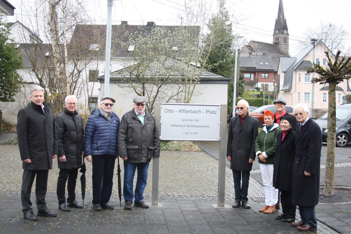 Offizielle Feierstunde am "Otto-Afflerbach-Platz". (Foto: Privat)