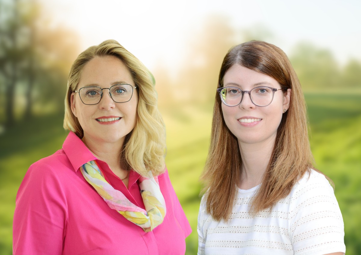 Augenoptikermeisterin Petra Wester (links) und Carina Reichert (Augenoptikermeisterin u. Optometristin) werden die Senioren in Horhausen ber Gesundes Sehen im Alter informieren und auch Fragen beantworten. (Foto: Fatime Maloku/Susanne Mohr)