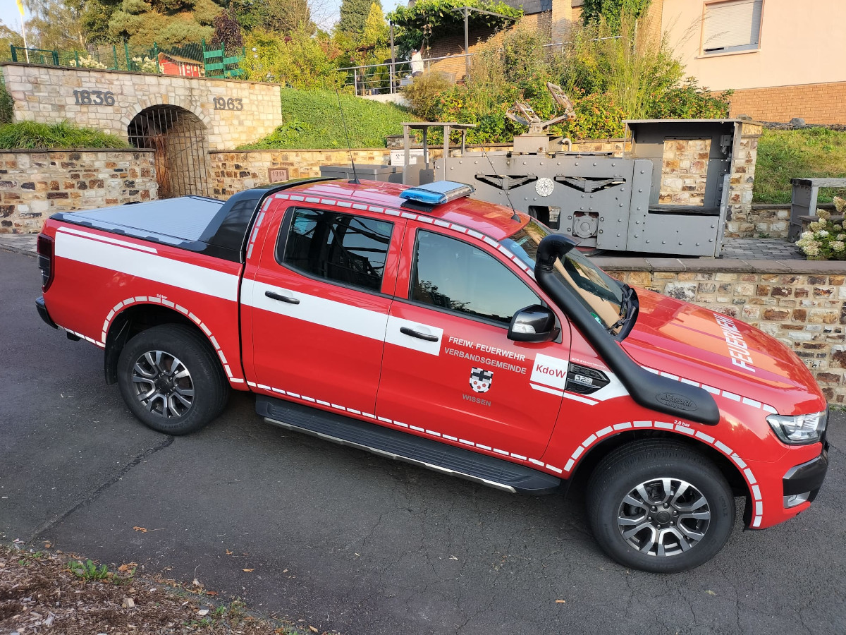 Dank Spenden: Neuer Pick-Up der Freiwilligen Feuerwehr Katzwinkel am Start