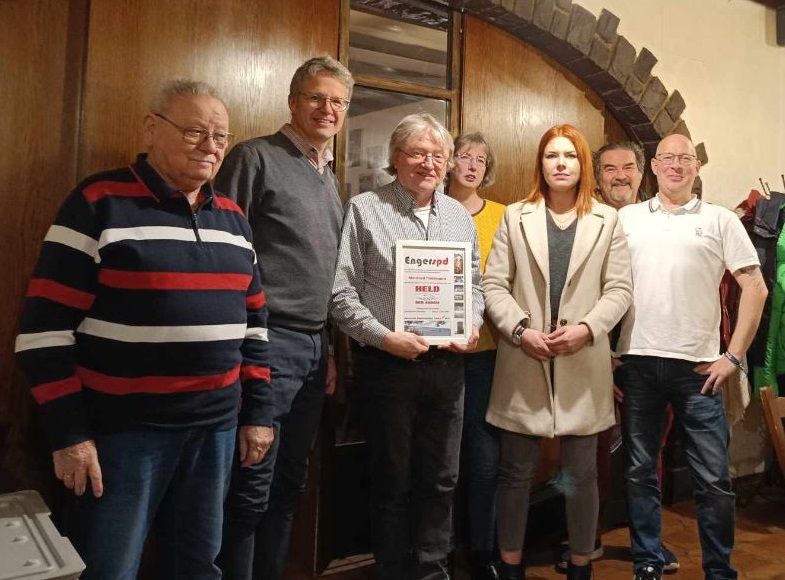 v.l.n.r.: Dieter Dany, Henning Wirges, Manfred Pohlmann, Karin Junk-Mergheni, Silvia Jansen, Markus Abts und Michael Stunz (Foto: privat/Ferhat Cato) 