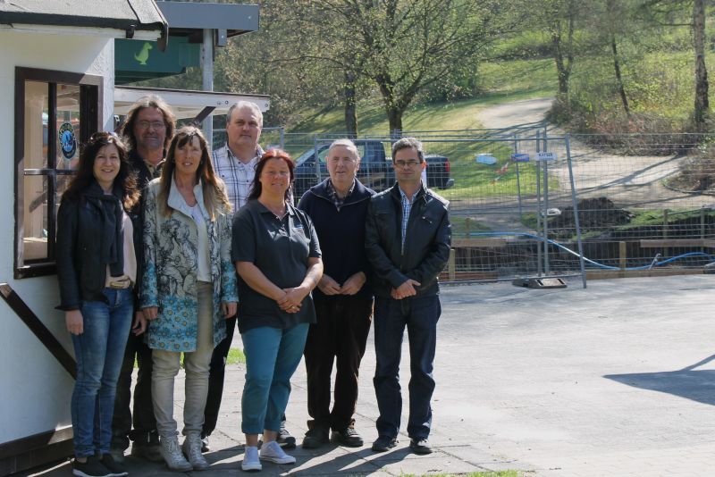 Baubeginn fr neuen Kiosk auf dem Quendelberg 