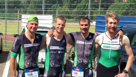 Die MANNschaft e.V.: Triathlon-Team beim Mubachtriathlon am Start 