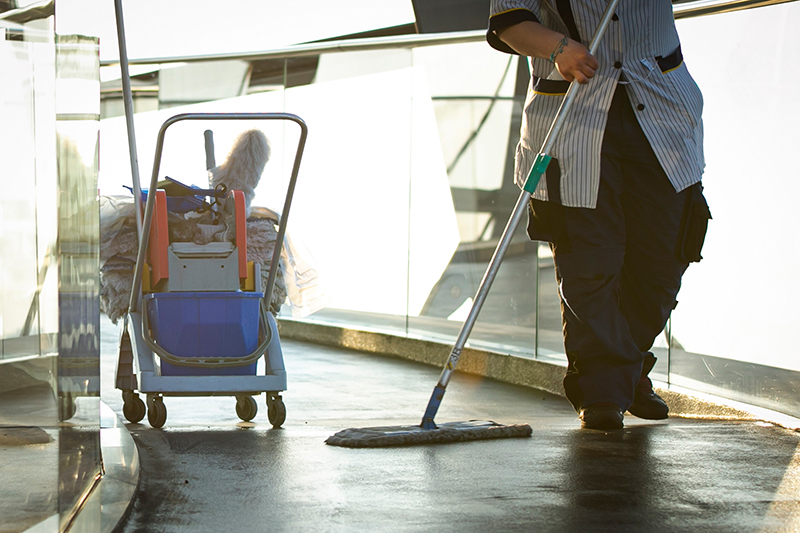 Wichtiger denn je: Ohne die Reinigungskrfte als Hygiene-Experten sei die Bewltigung der Corona-Krise kaum denkbar, so die Gewerkschaft IG Bau. Foto: IG-Bau