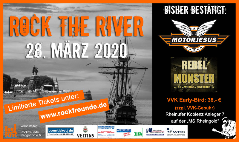 Auch 2020 heit es wieder: "Rock the River!"